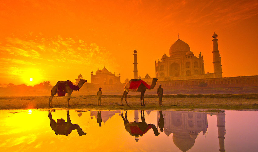 Taj Mahal Tours in India with Camel Safari Tours in Rajasthan